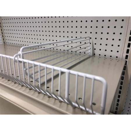 Trion Steel Wire Binning Shelving Unit White15 x 0.5 x 3 in. 9007317